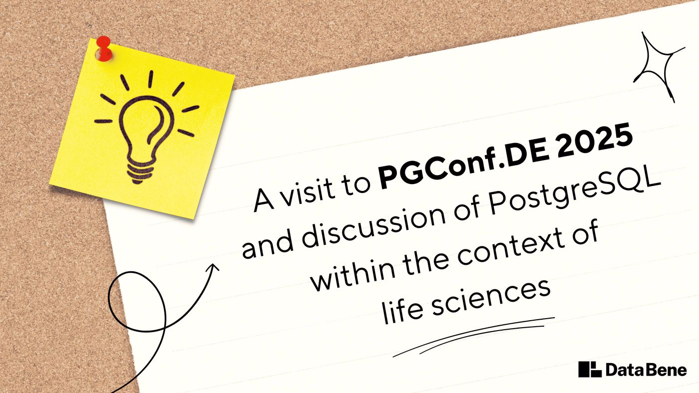 The name of the blog shown with design characteristics like a post-it note